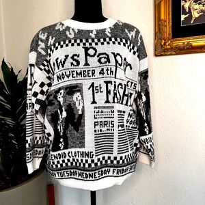 Vintage News Sweater